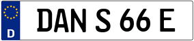 Truck License Plate